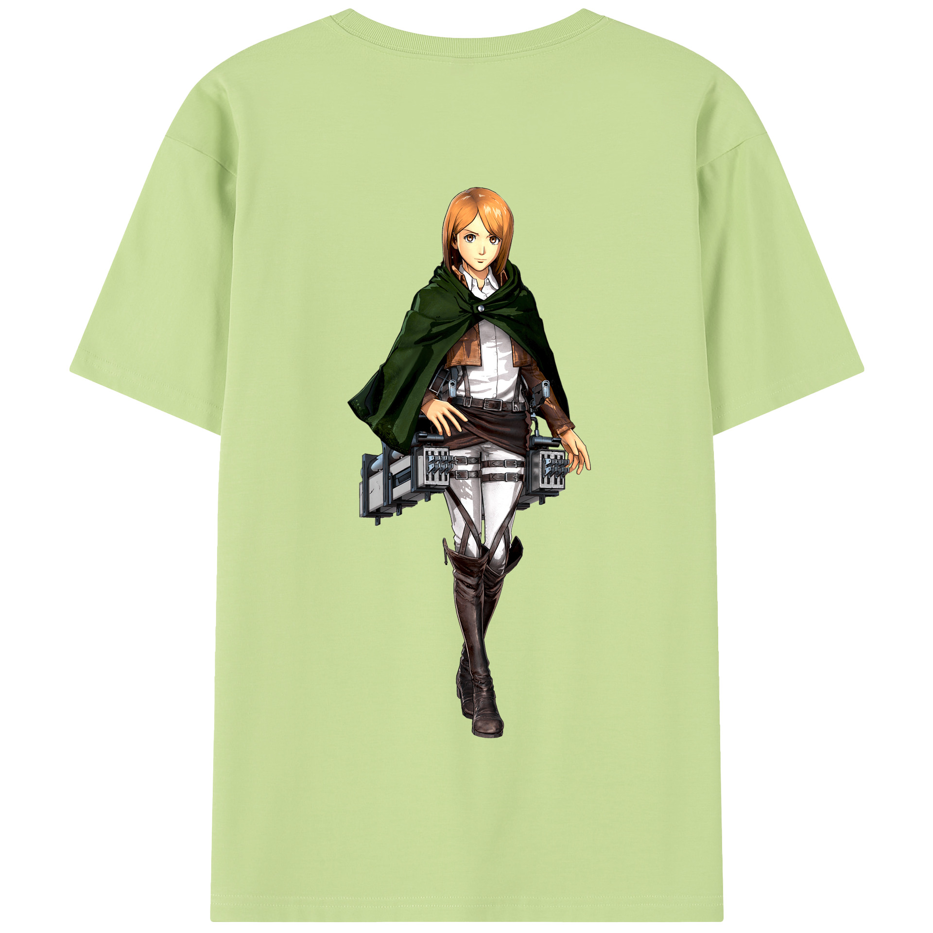 （画像用） 進撃の巨人 ペトラ·ラル Attack on Titan Petra Rall 綿100％半袖Tシャツ（背面プリント）